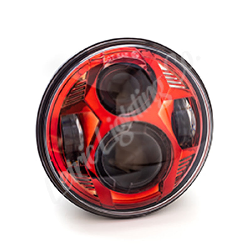 Letric Lighting 5.75in Red Led Headlights Letric Lighting