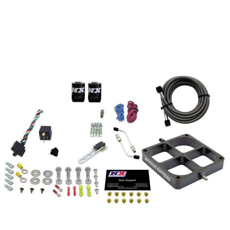 Nitrous Express Single Entry Crossbar 8500 Based Throttle Body Nitrous Kit w/No Bottle Nitrous Systems Nitrous Express
