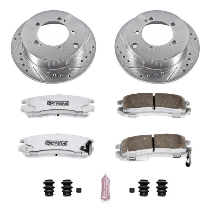 Power Stop 95-05 Chrysler Sebring Rear Z26 Street Warrior Brake Kit Brake Kits - Performance D&S PowerStop
