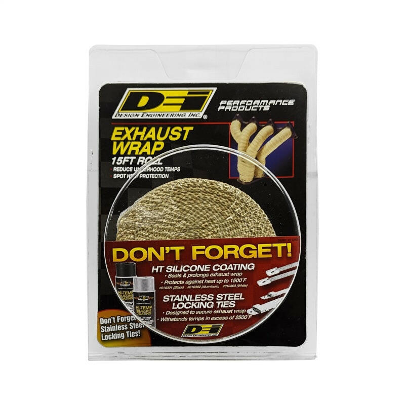 DEI Exhaust Wrap 2in x 15ft - Tan Exhaust Wrap DEI