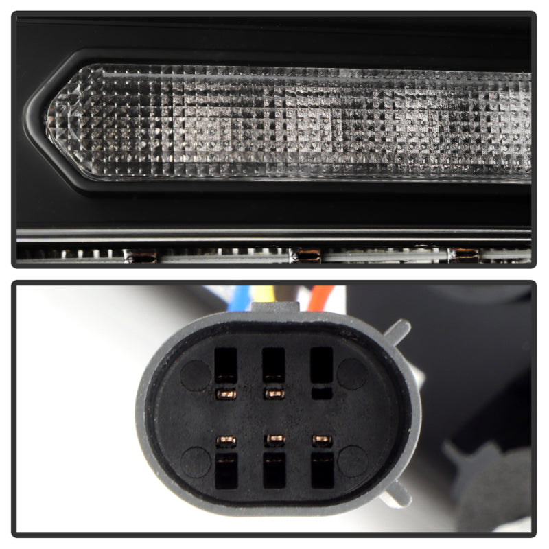 Spyder Porsche Cayenne 958 11-14 LED Tail Lights - Sequential Signal - Black Tail Lights SPYDER