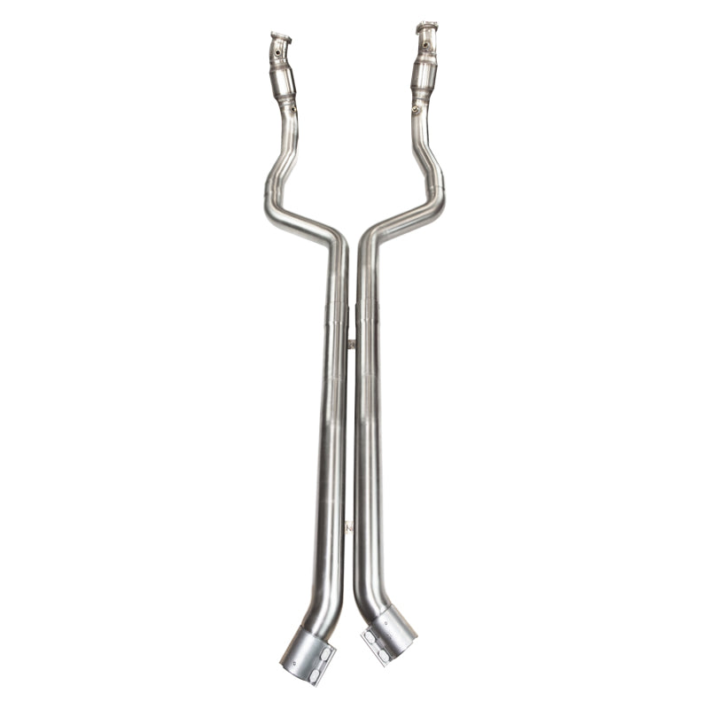 Kooks 2016+ Cadillac ATS-V 3in Green Catted Downpipes Catback Kooks Headers