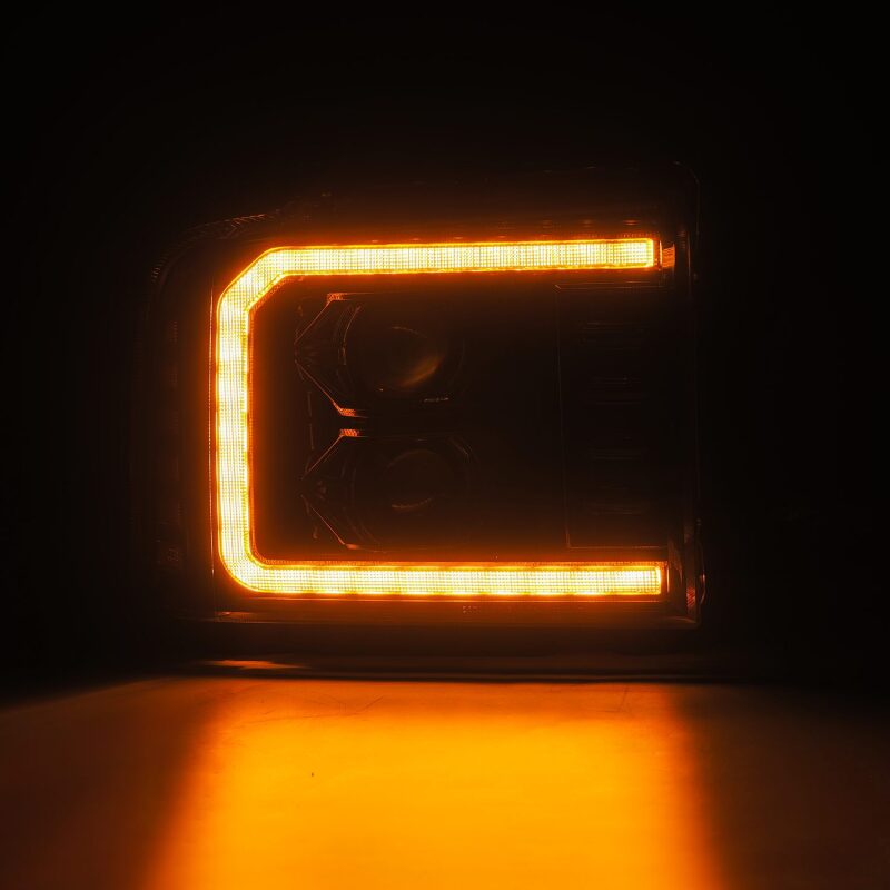 AlphaRex 05-07 Ford Super Duty/Excursion LUXX-Series LED Projector Headlights - Alpha-Black Headlights AlphaRex