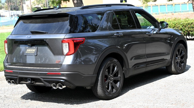 Gibson 20-21 Ford Explorer ST / Lincoln Aviator 3.0L 2.25in Axle-Back Dual Exhaust - Stainless Axle Back Gibson