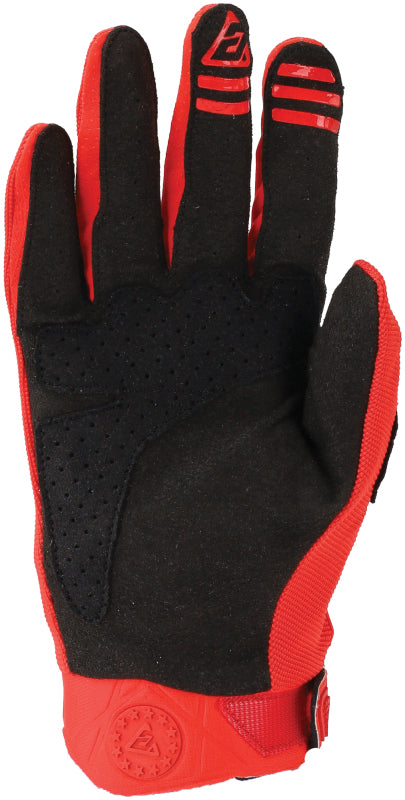 Answer 25 Peak Gloves Red/Black Youth - Large Gloves Answer