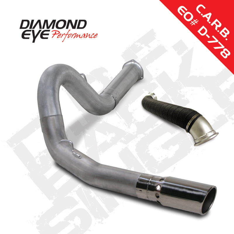 Diamond Eye KIT 5in DPF-BACK Single w/ TDP AL 07.5-10 Chevy/GMC 6.6L Duramax 2500/3500 DPF Back Diamond Eye Performance