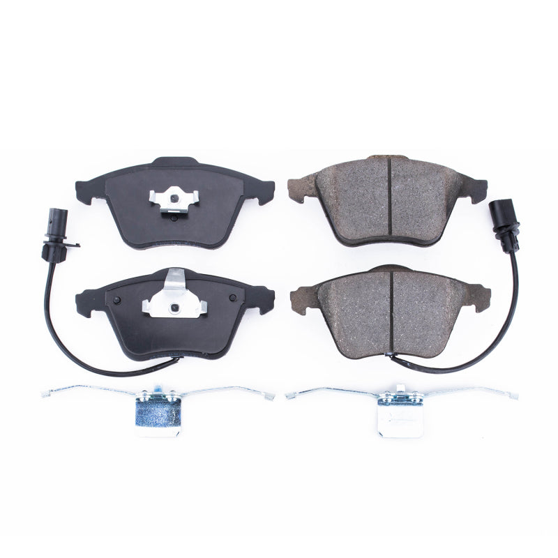 Power Stop 05-09 Audi A4 Front Z17 Evolution Ceramic Brake Pads w/Hardware Brake Pads - OE PowerStop