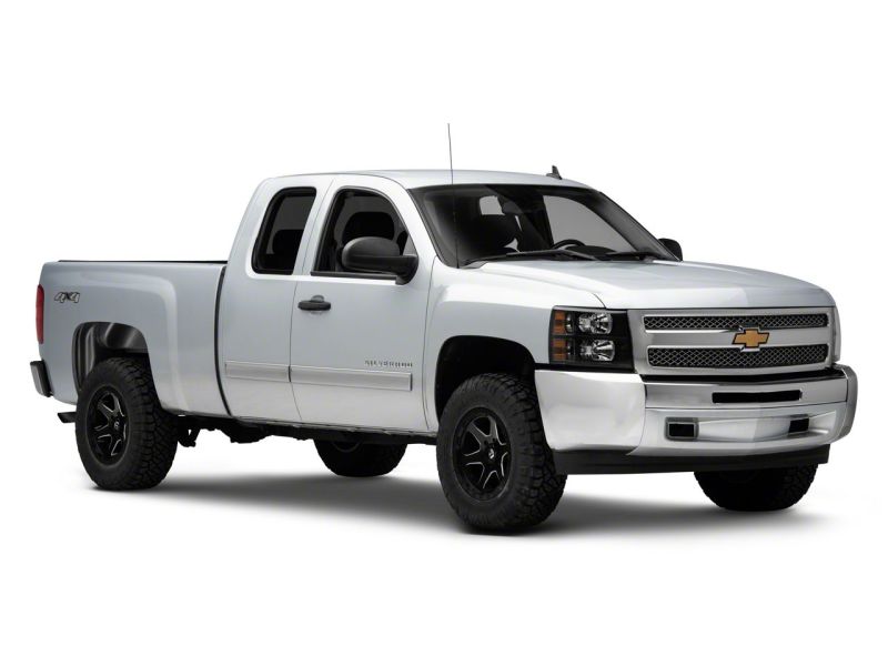 Raxiom 07-13 Chevrolet Silverado 1500 Euro Headlights- Black Housing (Clear Lens) Headlights Raxiom