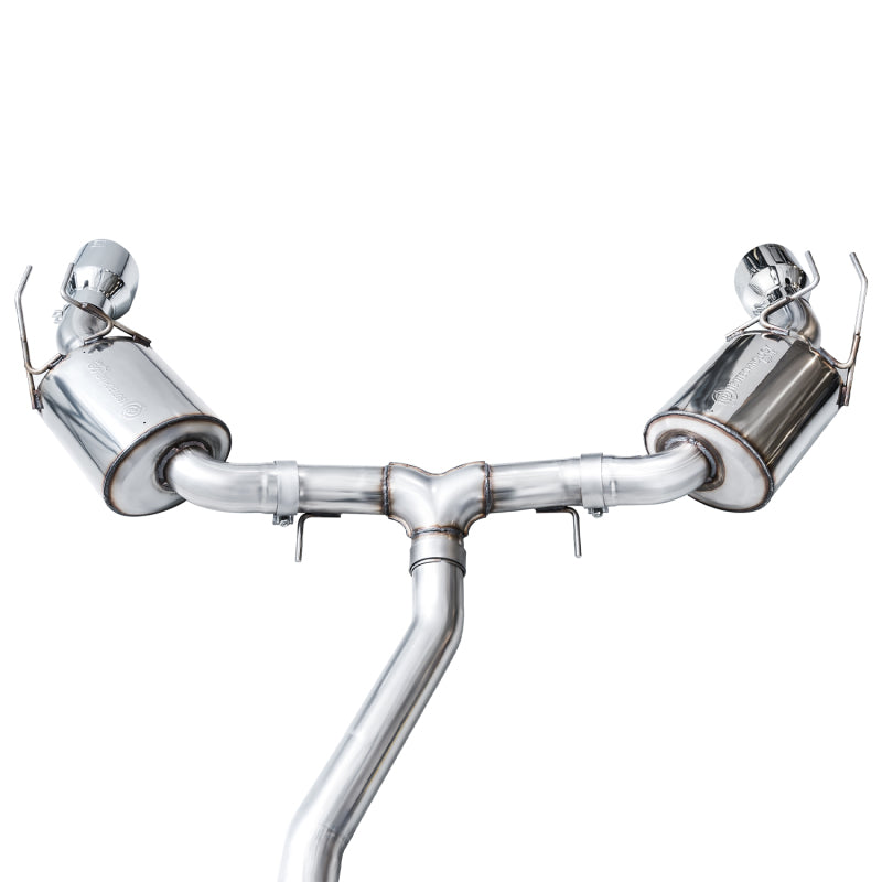 AWE Tuning 22+ Honda Civic Si/Acura Integra Touring Edition Catback Exhaust - Dual Chrome Silver Tip Catback AWE Tuning