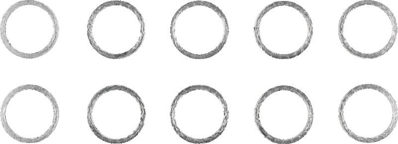 Twin Power 84-Up Evo BT and XL and M8 Exhaust Gaskets Replaces 65324-83 .120 Thick 10 Pk Gasket Kits TwinPower