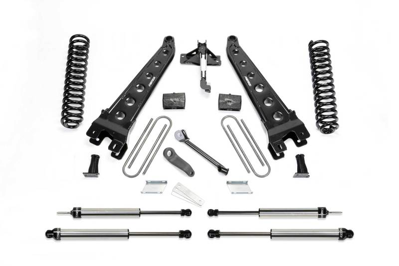 Fabtech 17-21 Ford F250/F350 4WD Gas 4in Rad Arm Sys w/Coils & Dlss Shks Lift Kits Fabtech