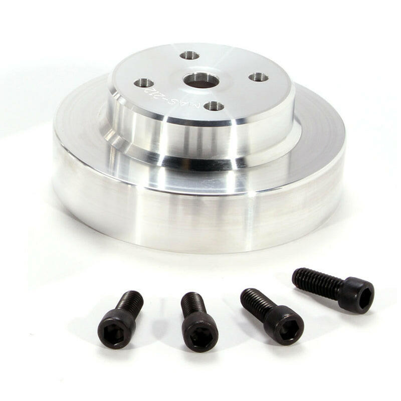 BBK 86-93 Mustang 5.0 Underdrive Pulley Kit - Lightweight CNC Billet Aluminum (3pc) Pulleys - Crank, Underdrive BBK