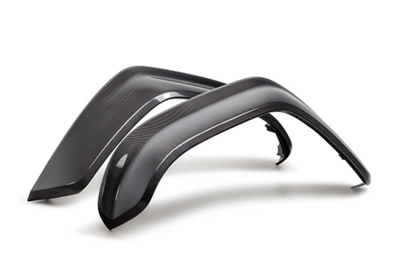 Ford Racing 22-24 Ford Bronco Raptor Carbon Fiber Front Fender Flare Set - Gloss Finish Body Armor & Rock Rails Ford Racing