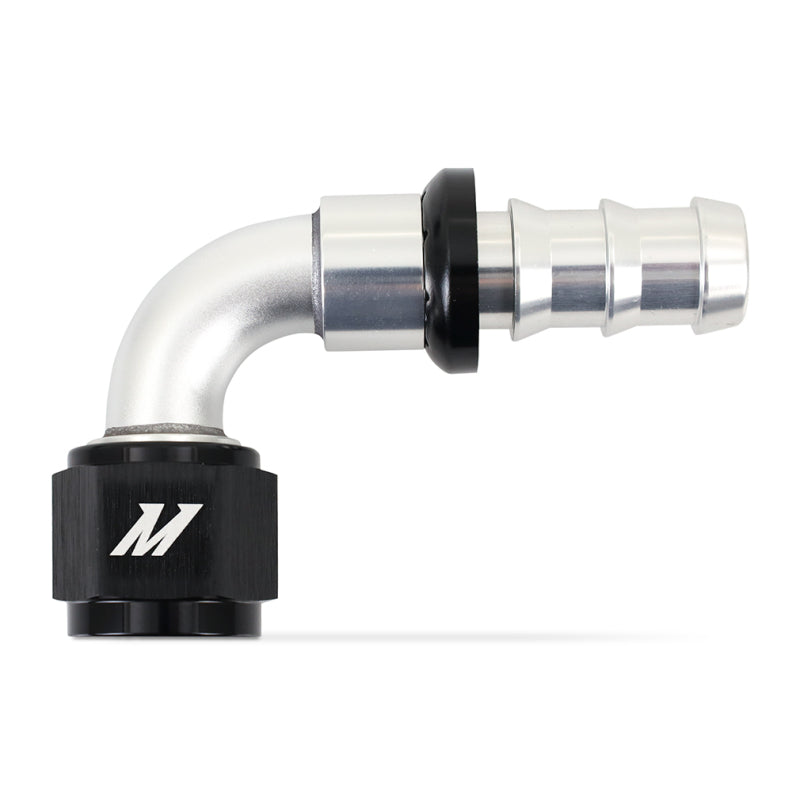 Mishimoto 90 Degree Push Lock Fitting - 10AN Fittings Mishimoto