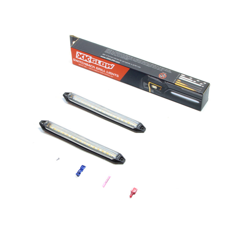 XK Glow 6 Switchback Grill Lights with Start-up Animation & Sequential Turn Signals Light Bars & Cubes XKGLOW