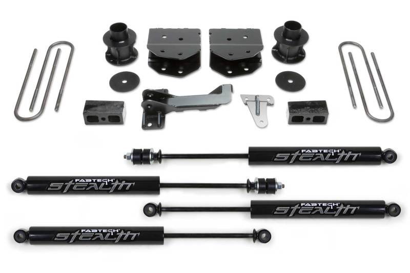 Fabtech 05-07 Ford F250/350 4WD 4in Budget Sys w/Stealth Lift Kits Fabtech