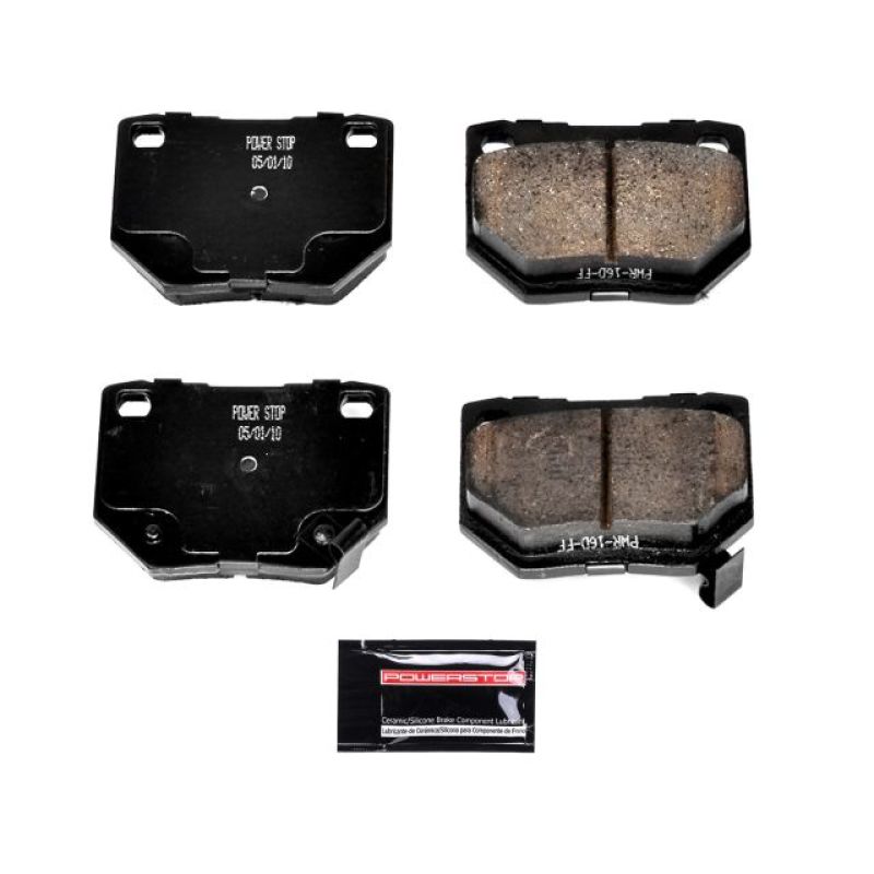 Power Stop 90-96 Nissan 300ZX Rear Z23 Evolution Sport Brake Pads w/Hardware Brake Pads - Performance PowerStop