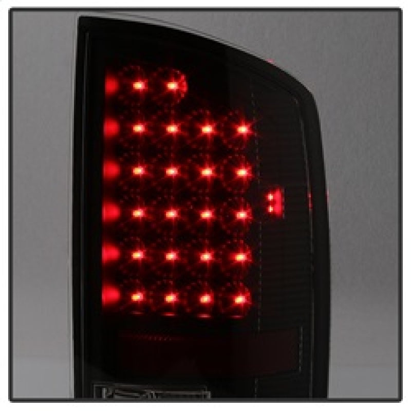 xTune Dodge Ram 02-06 1500 / Ram 2500/3500 03-06 LED Tail Light Black ALT-JH-DR02-LED-BK Tail Lights SPYDER