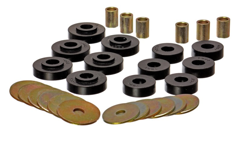 Energy Suspension GM Corvette Black Body Mount Set Bushing Kits Energy Suspension