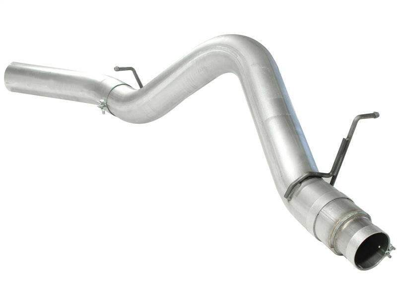 aFe Atlas Exhaust 5in DPF-Back Al Steel 11-13 GM Diesel Trucks V8-6.6L (td) LML DPF Back aFe