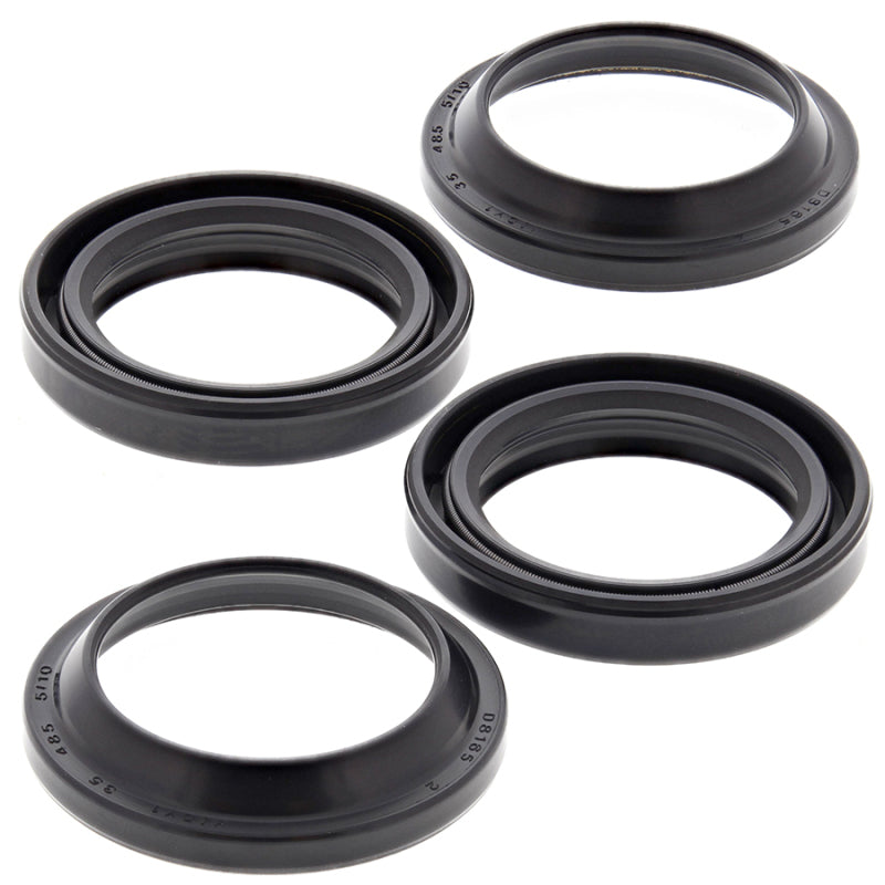 All Balls Racing 81-83 Yamaha XJ550 Maxim Fork Oil Seal & Dust Seal Kit Fork Seal Kits All Balls Racing