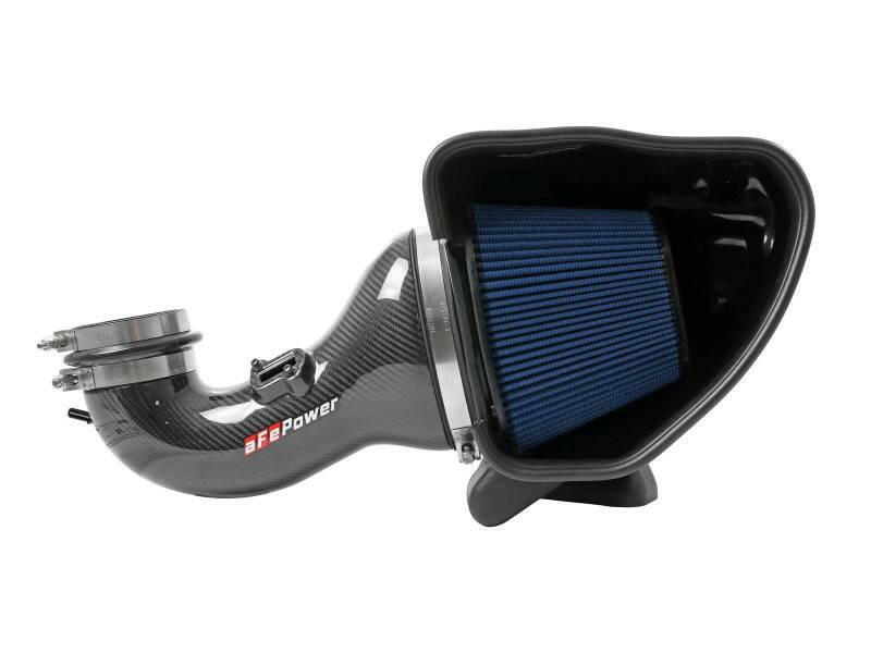 aFe 17-12 Chevrolet Camaro ZL1 (6.2L-V8) Track Series Carbon Fiber CAI System w/ Pro 5R Filters Cold Air Intakes aFe
