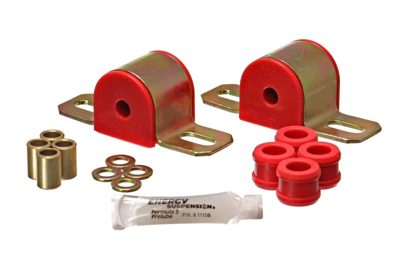 Energy Suspension 7/16in Corvette Rear Stab Bar - Red Bushing Kits Energy Suspension