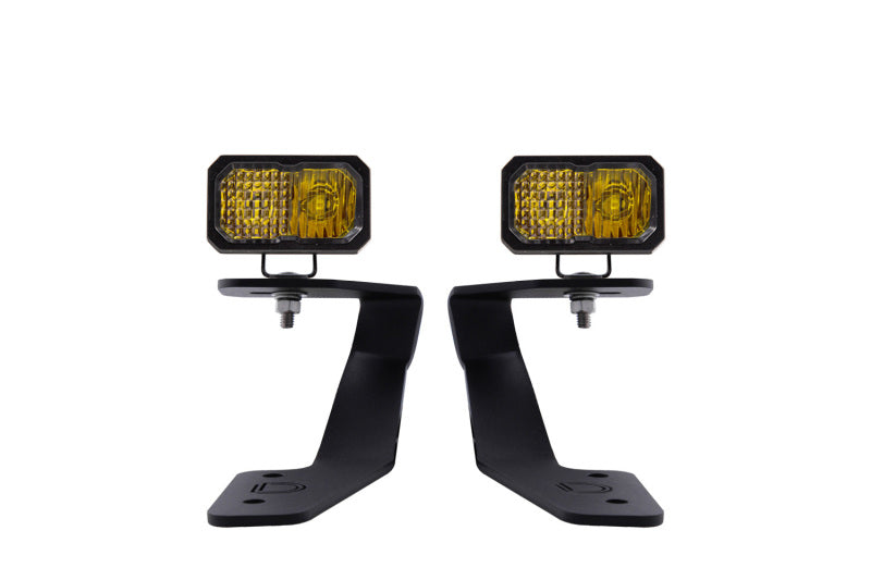 Diode Dynamics 18-21 Subaru Crosstrek Stage Series 2in LED Ditch Light Kit - Sport Yellow Combo Light Accessories and Wiring Diode Dynamics