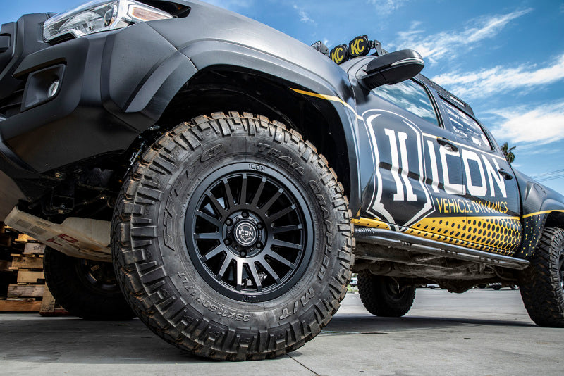 ICON Recon SLX 17x8.5 6x5.5 BP 0mm Offset 4.75in BS 106.1mm Bore Satin Black Wheel Wheels - Cast ICON