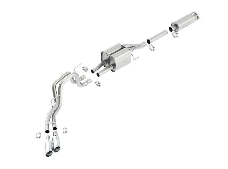Borla 10-12 Ford F-150 Raptor 6.2L V8 2/4WD AT Touring SS Catback Exhaust Catback Borla