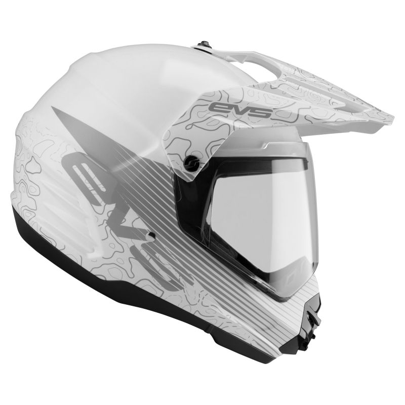 EVS Dual Sport Venture Arise Helmet White - Small Helmets and Accessories EVS