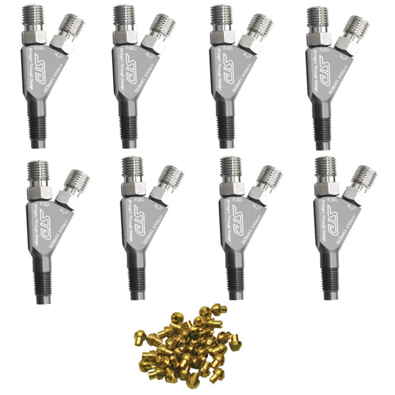 Nitrous Express STD Nozzles 8 Cyl (Incl All HP Settings) Nitrous Nozzles Nitrous Express