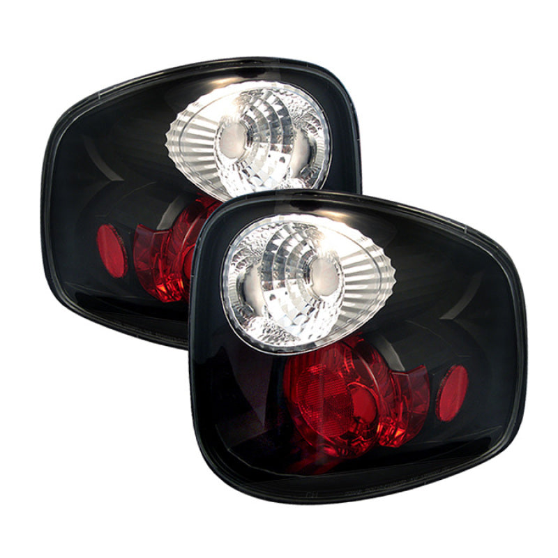 Spyder Ford F150 Flareside 97-03 Euro Style Tail Lights Black ALT-YD-FF15097FS-BK Tail Lights SPYDER