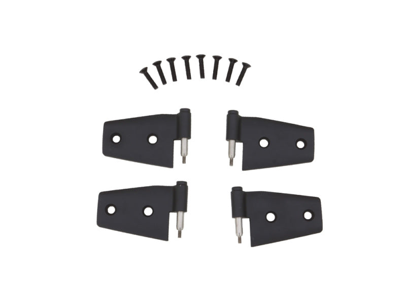 Rampage 2007-2018 Jeep Wrangler(JK) Door Hinges - Black Doors Rampage