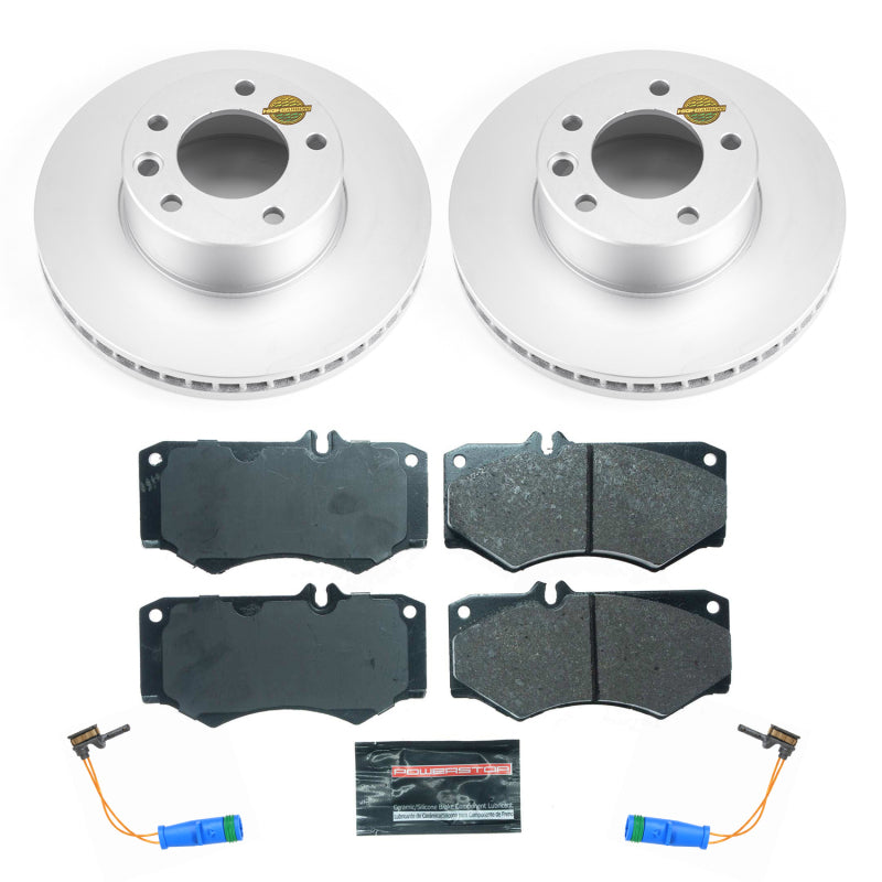 Power Stop 09-18 Mercedes-Benz G550 Front Euro-Stop Brake Kit Brake Kits - OE PowerStop