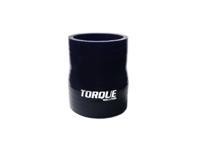Torque Solution Transition Silicone Coupler: 2 inch to 2.25 inch Black Universal Silicone Couplers & Hoses Torque Solution