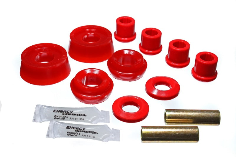 Energy Suspension 01-05 PT Cruiser / 03-04 Dodge Neon Red Front Lower & Upper Control Arm Bushing Se Bushing Kits Energy Suspension