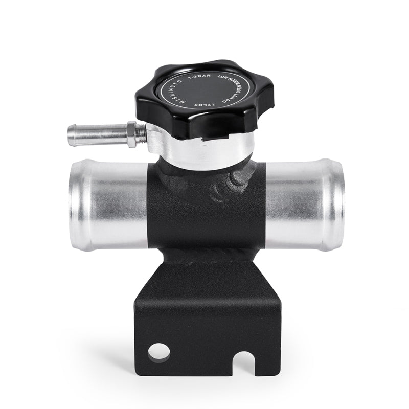 Mishimoto 08-15 Mitsubishi Lancer Evo X Coolant Fill Inlet - Black Coolant Fill Necks Mishimoto