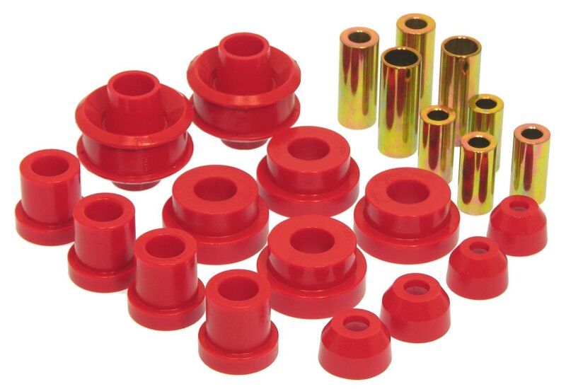 Prothane 00-09 Honda S2000 Front Control Arm Bushings - Red Bushing Kits Prothane