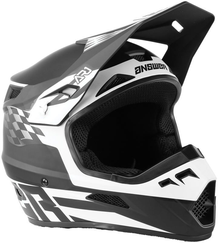 Answer AR1 Sweep Helmet Black/White - 2XL Helmets and Accessories Answer