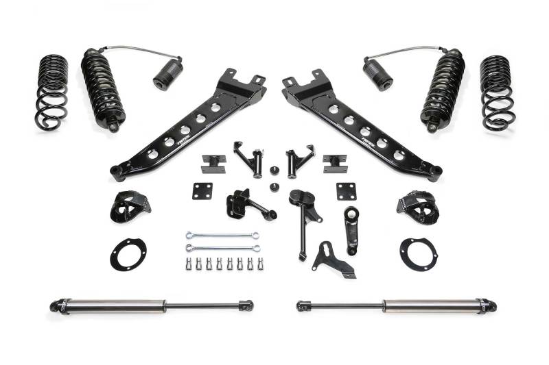 Fabtech 14-18 Ram 2500 4WD 5in Radius Arm Kit w/4.0 C/O Resi Dlss & Rr 2.25 Dlss Lift Kits Fabtech