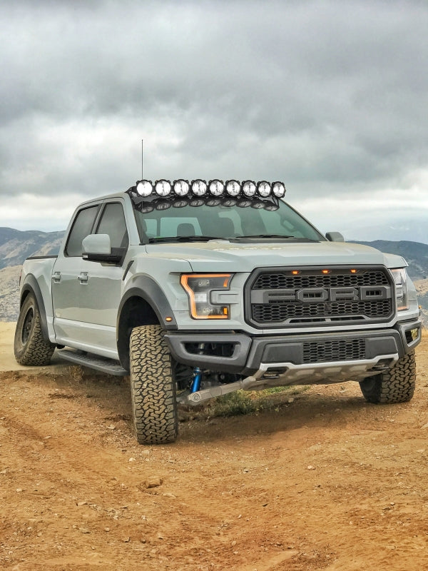 KC HiLiTES 17-18 Ford Raptor 57in. Pro6 Gravity LED 9-Light 180w Combo Beam Overhead Light Bar Sys Light Bars & Cubes KC HiLiTES