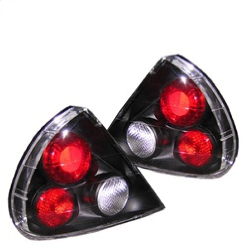 Spyder Mitsubishi Mirage 99-02 2/4Dr Euro Style Tail Lights Black ALT-YD-ML99-BK Tail Lights SPYDER