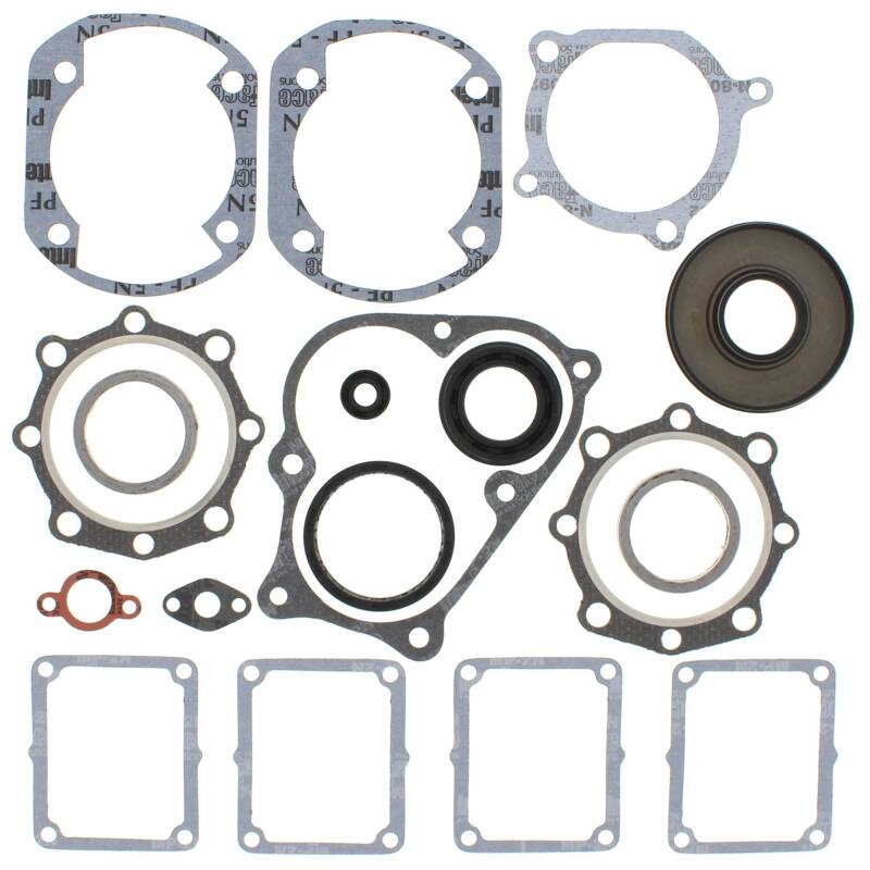 Vertex Gaskets 84-90 Yamaha Phazer PZ480 Complete Gasket Kit w/ Oil Seals Engine Hardware Vertex Pistons