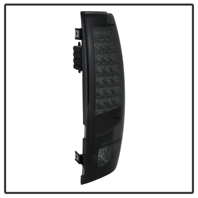 Spyder Chevy Silverado 1500 03-06 (Not Fit Stepside)LED Tail Lights Blk Smke ALT-YD-CS03-LED-BSM Tail Lights SPYDER