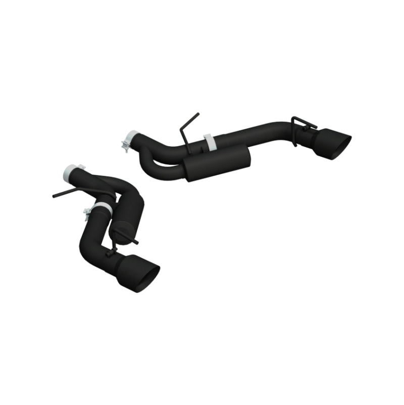 MBRP 16-19 Chevrolet Camaro SS Dual Rear Exit Axle Back w/ 4.5in OD Tips - BLK (Non NPP Models) Axle Back MBRP