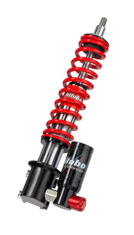 Bitubo GEV0 Vespa Front Monoshock Adjustable: Spring Preload, Compression, Red Spring Shocks and Struts Bitubo Suspension