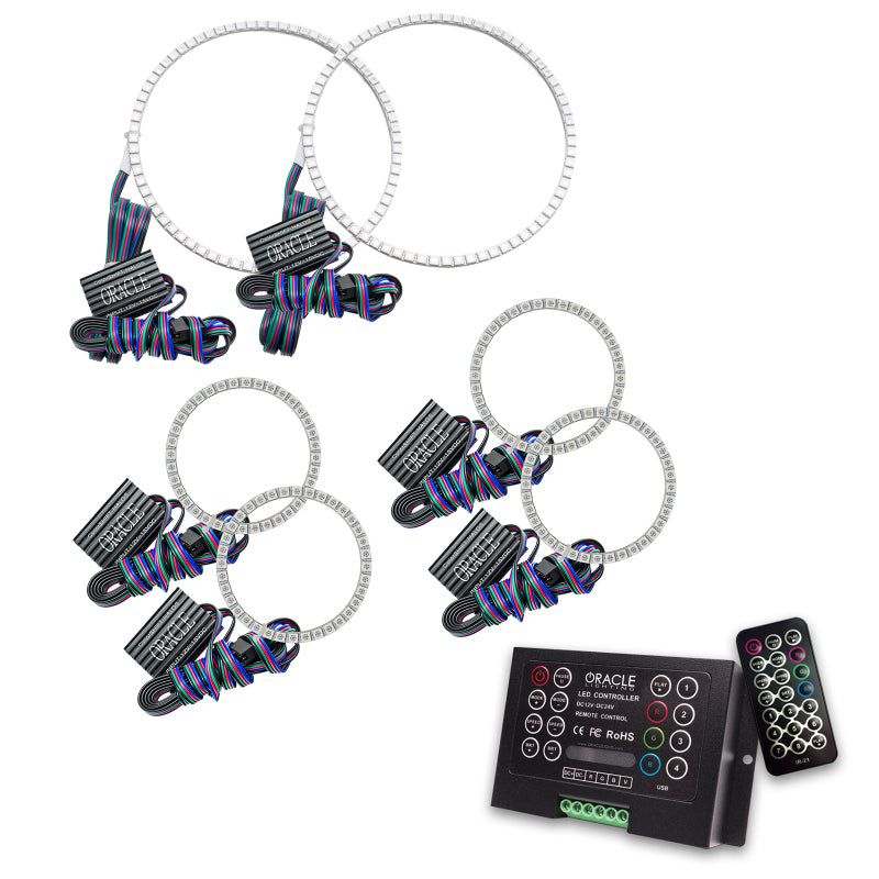 Oracle Nissan Frontier 01-04 Halo Kit - Triple - ColorSHIFT w/ 2.0 Controller Headlights ORACLE Lighting