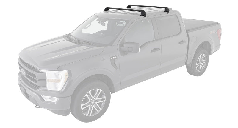 Rhino-Rack 04-08 Ford F150 Supercrew Vortex ROC25 Flush 2 Bar Roof Rack - Black Roof Rack Rhino-Rack