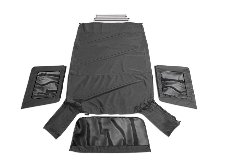 Rampage 2007-2009 Jeep Wrangler(JK) Unlimited OEM Replacement Top - Black Diamond Soft Tops Rampage